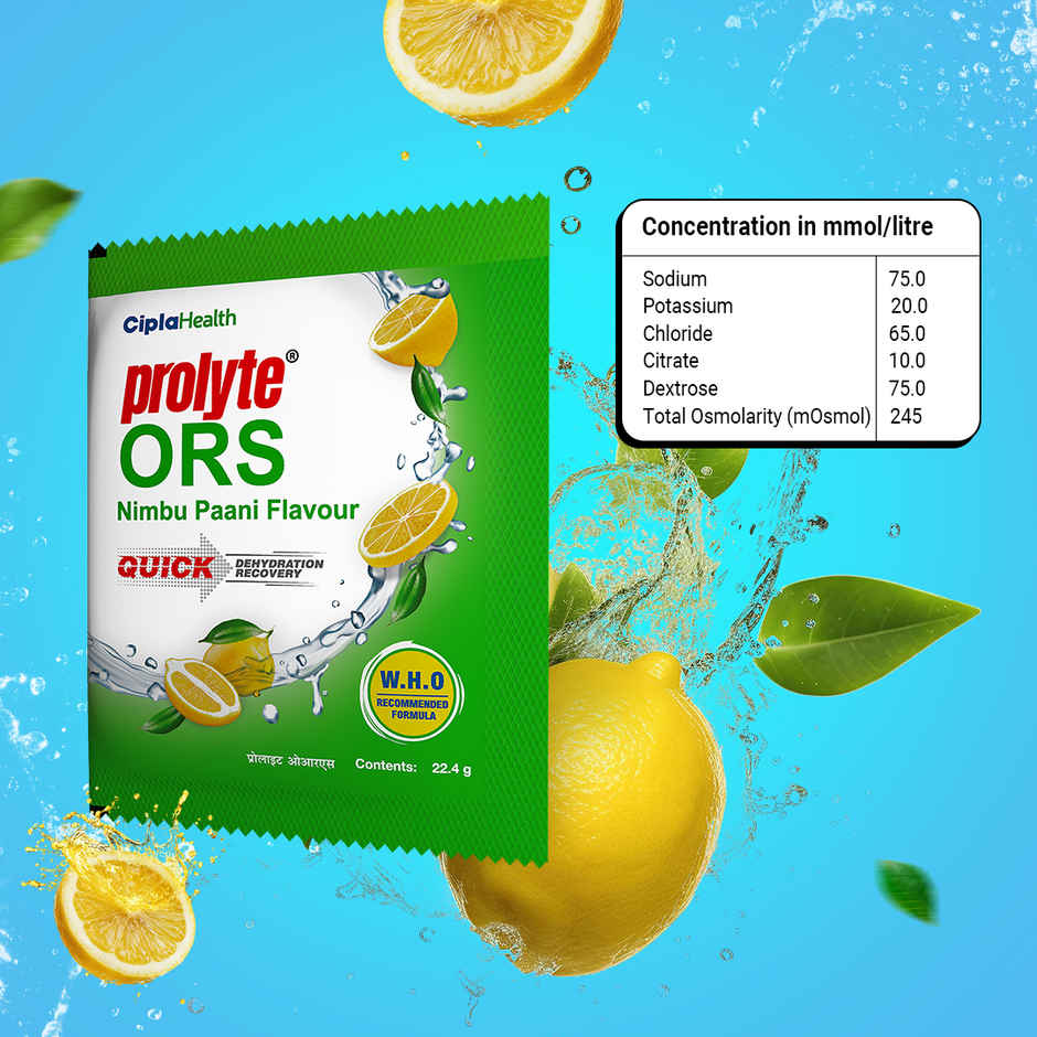 Prolyte ORS Powder | Nimbu Paani Flavour