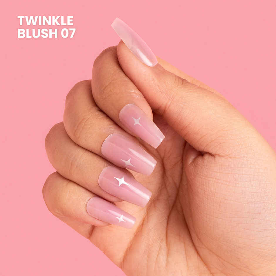 Typsy Beauty Press Play Instant Luxury Press-On Nails Kit - Twinkle Blush 07