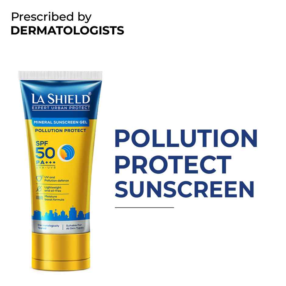 La Shield Pollution Protect Mineral Sunscreen Gel SPF