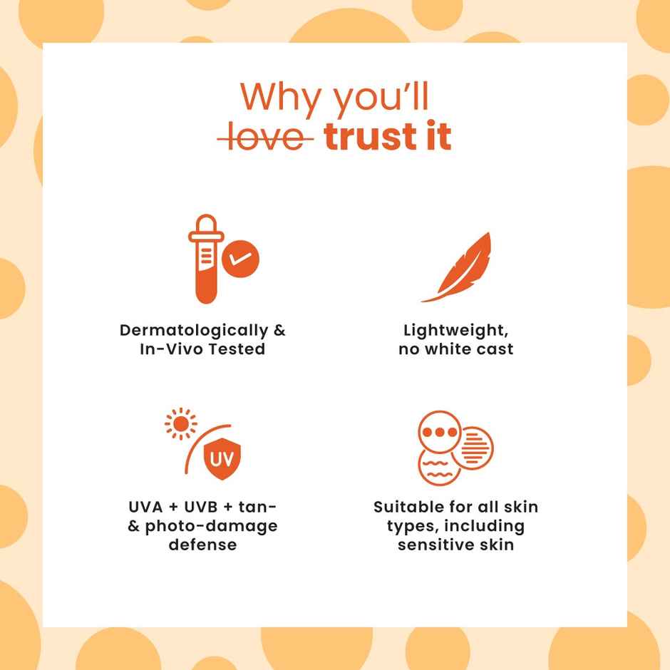 Foxtale Glow Sunscreen SPF50 PA++++ In-Vivo Tested