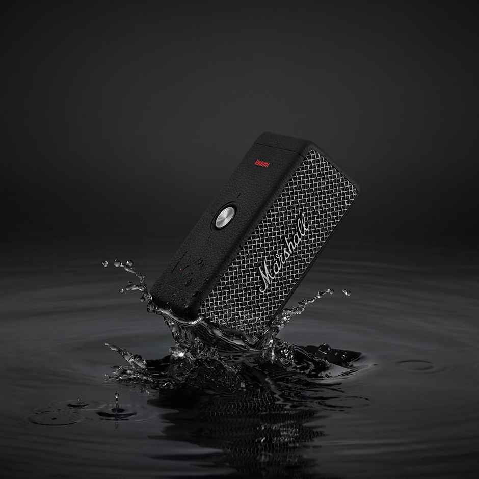 Marshall Emberton Il Wireless Bluetooth Portable Outdoor Speaker, Black & Steel