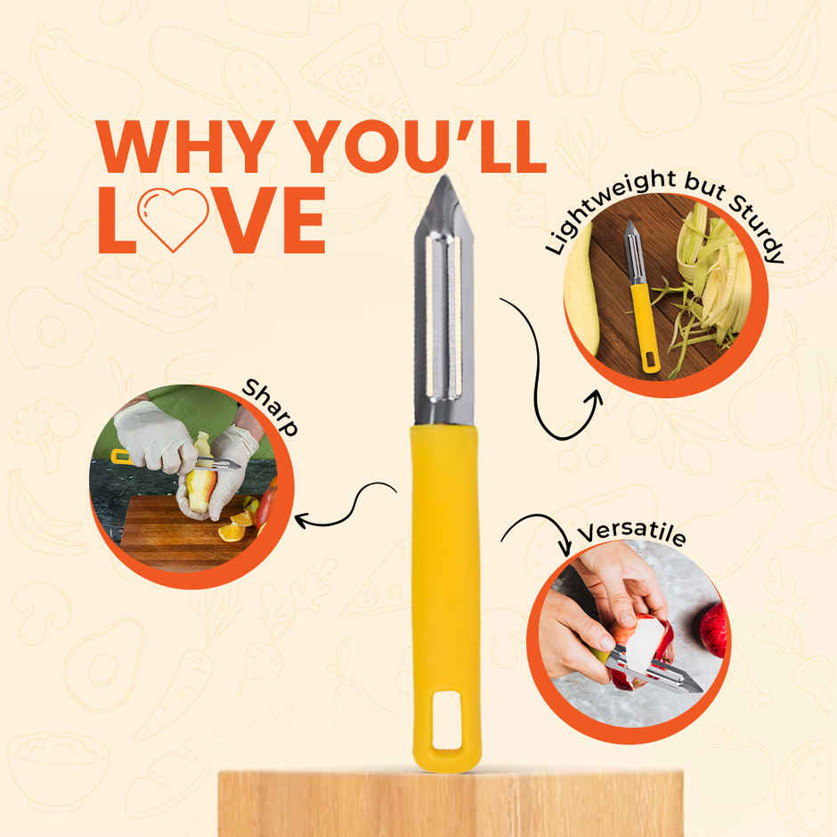 Habitat Basic Smart VEGetable Peeler Yellow