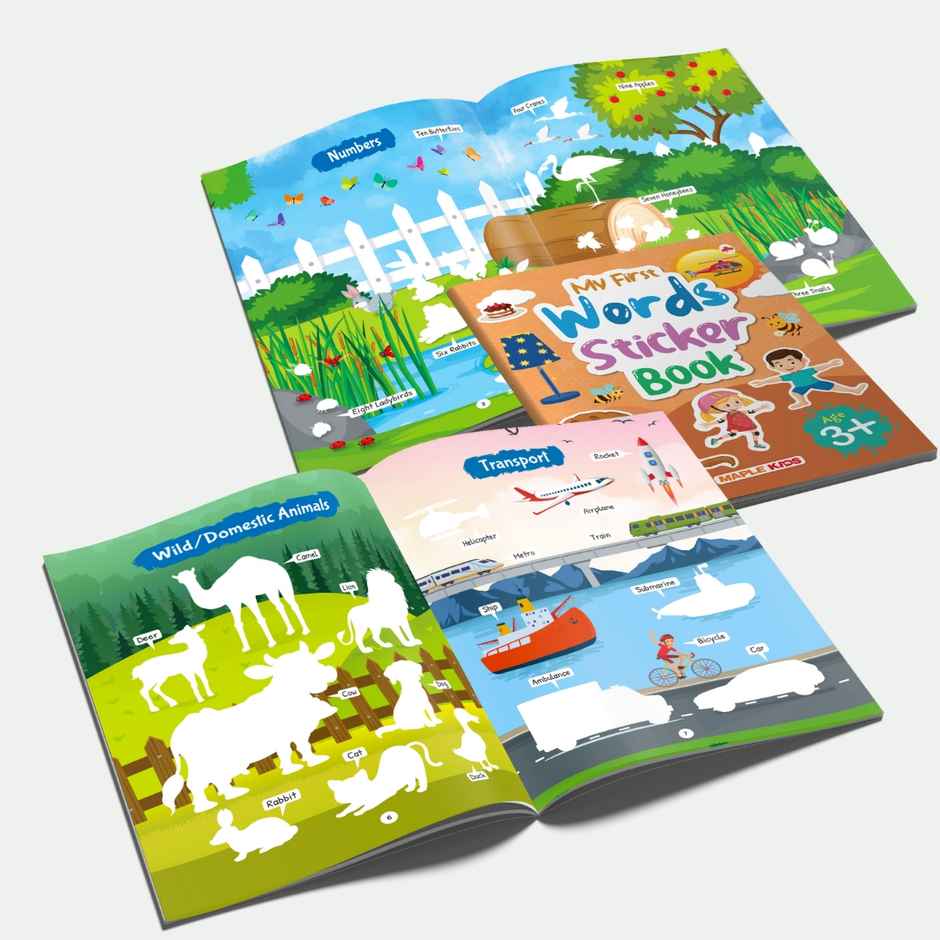 My First Sticker Book | Words | Activity Book for Kids | Stickers for Children | Age 3+ Years