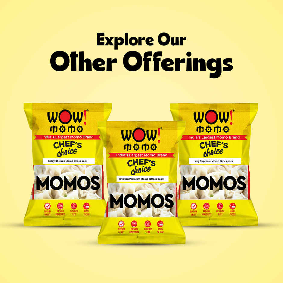 Wow! Veg Premium Super Saver  Momo I Party Pack I Frozen Snack