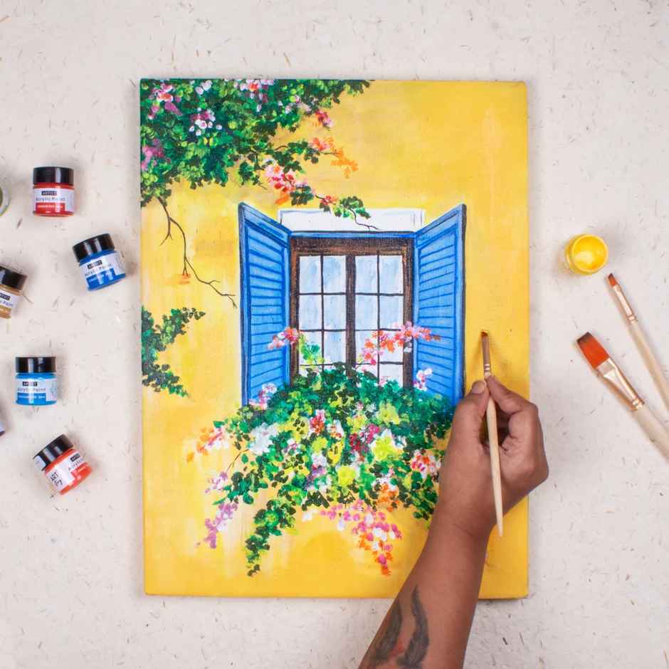 Itsy Bitsy Acrylic Colour Set Pastel 6 Colors x 20 ml Each