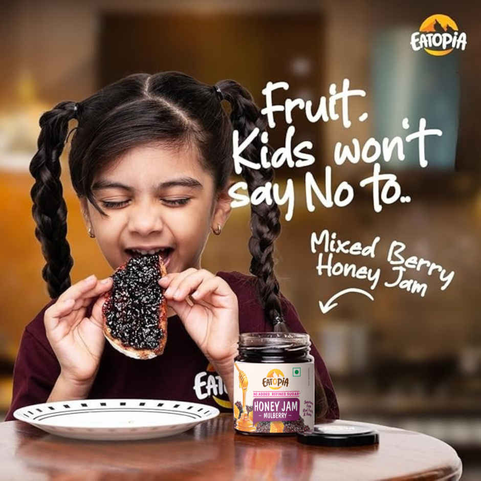 Eatopia Healthy Mullberry Honey Jam (No Refined Sugar & Preservatives )