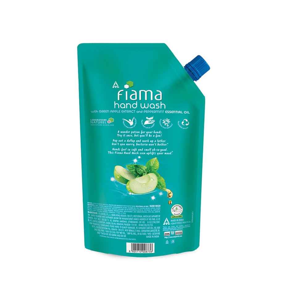 Fiama Fresh Hand Wash Refill Pouch (Peppermint Oil & Green Apple Extract)