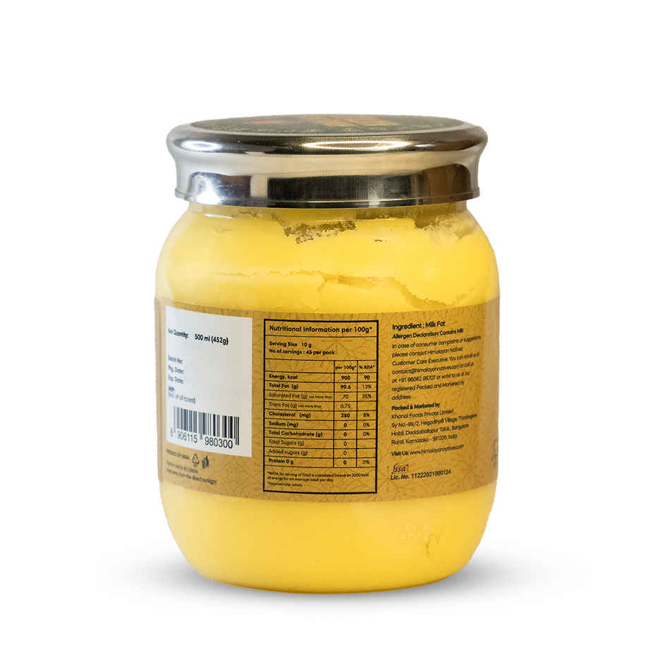 Himalayan Natives A2 Gir cow Bilona Ghee