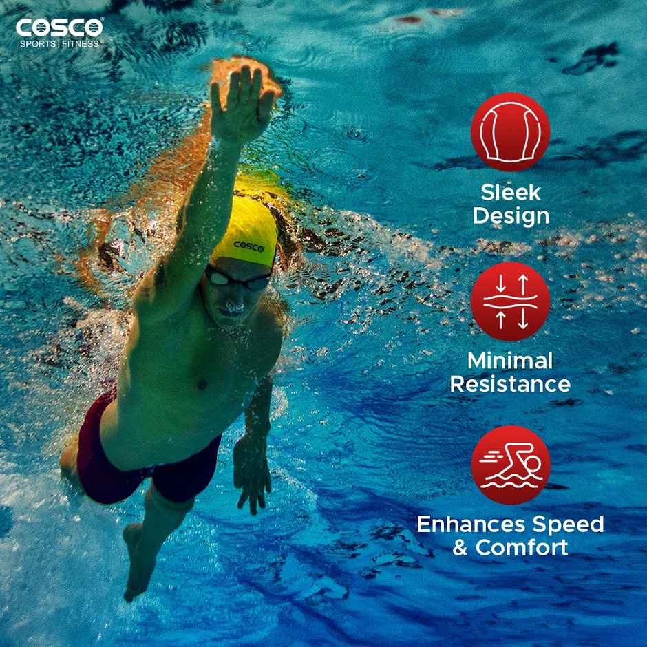 Cosco Swimming Cap (Colour May Vary)