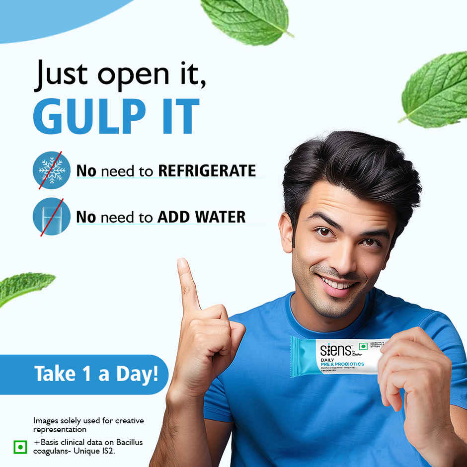 Siens By Dabur Daily Pre & Probiotics For Gut Health