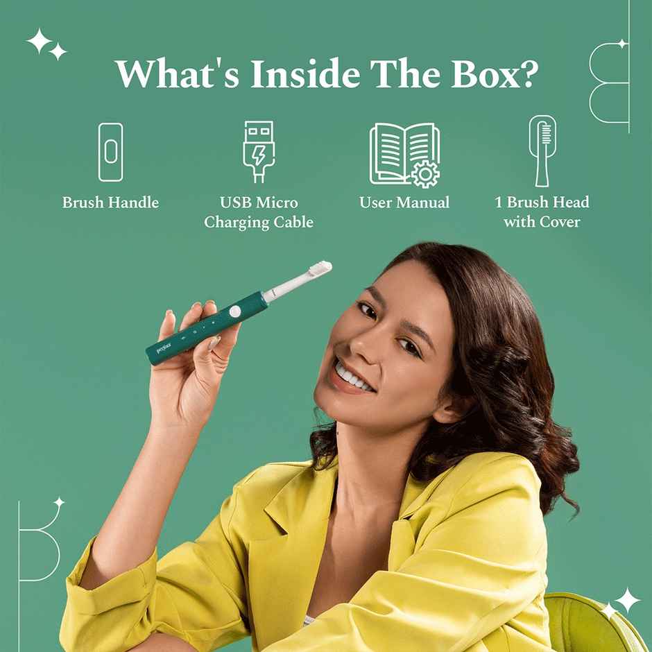 Perfora Rechargeable Electric Toothbrush - Military Green