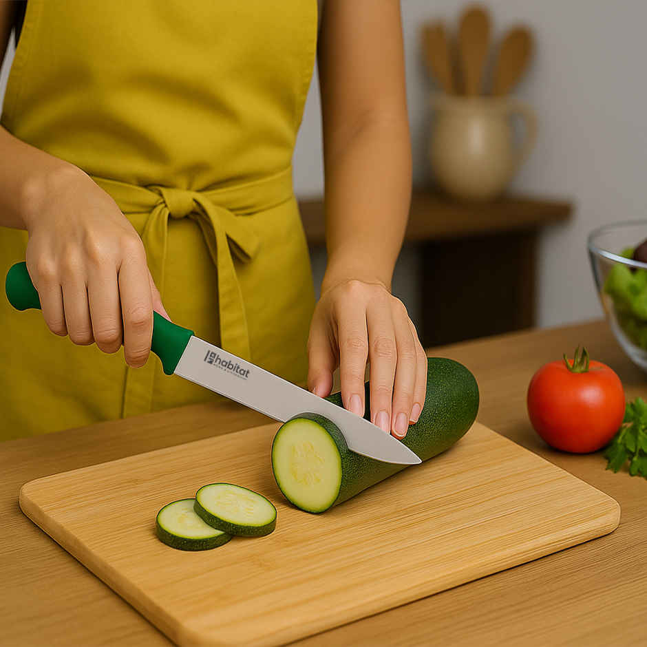 Habitat Gourmet 8 Inch Slicer Knife With Ultra Razor-Sharp Blade | Precision-Honed Blade