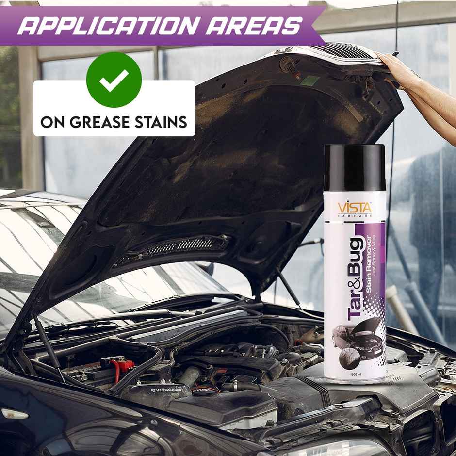 Vista Auto Care Tar & Bug Stain Remover | Powerful, Residue-Free Cleaner