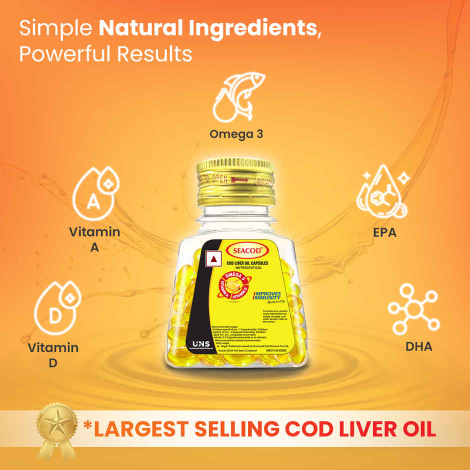 Seacod - Cod Liver Oil Capsules