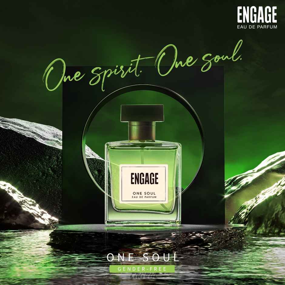 Engage One Soul Gender-free Perfume, Citrus & Spicy, Free Tester with pack