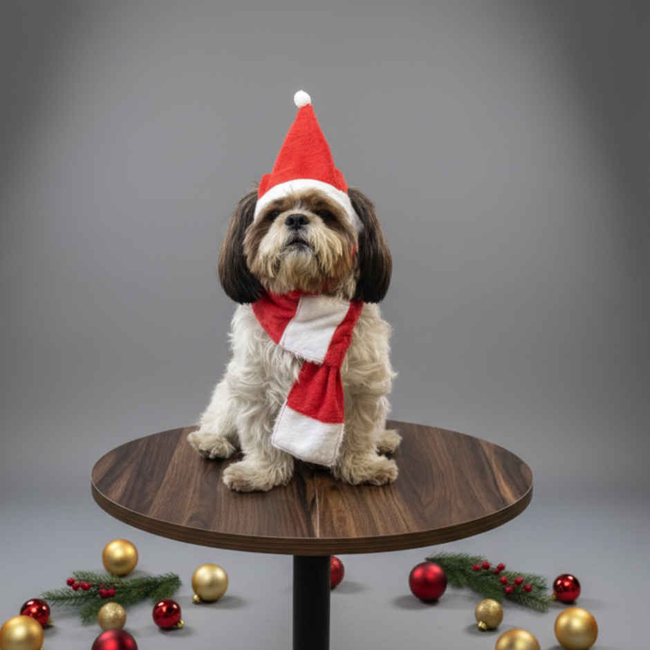 Pawgy Pets Dog Christmas Scarf M