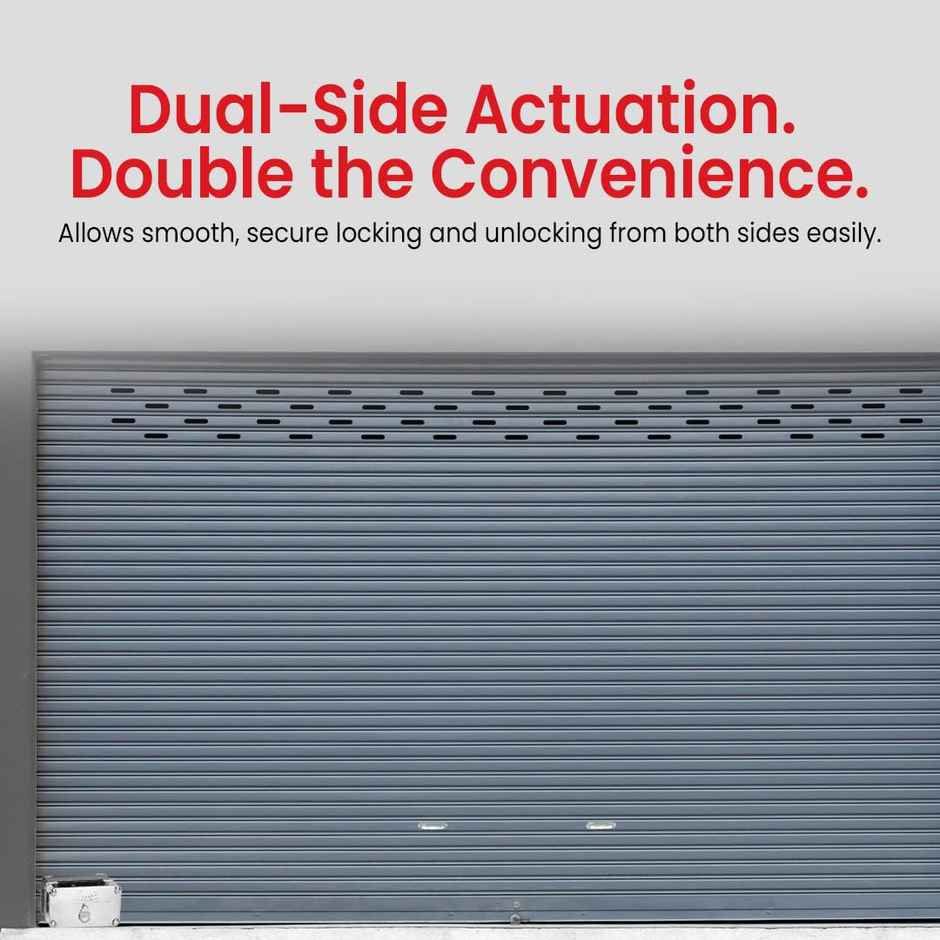 Link Universal Shutter Lock NXT Shutter/Main Door Heavy Lock with 3 Key | 75x155mm Lock