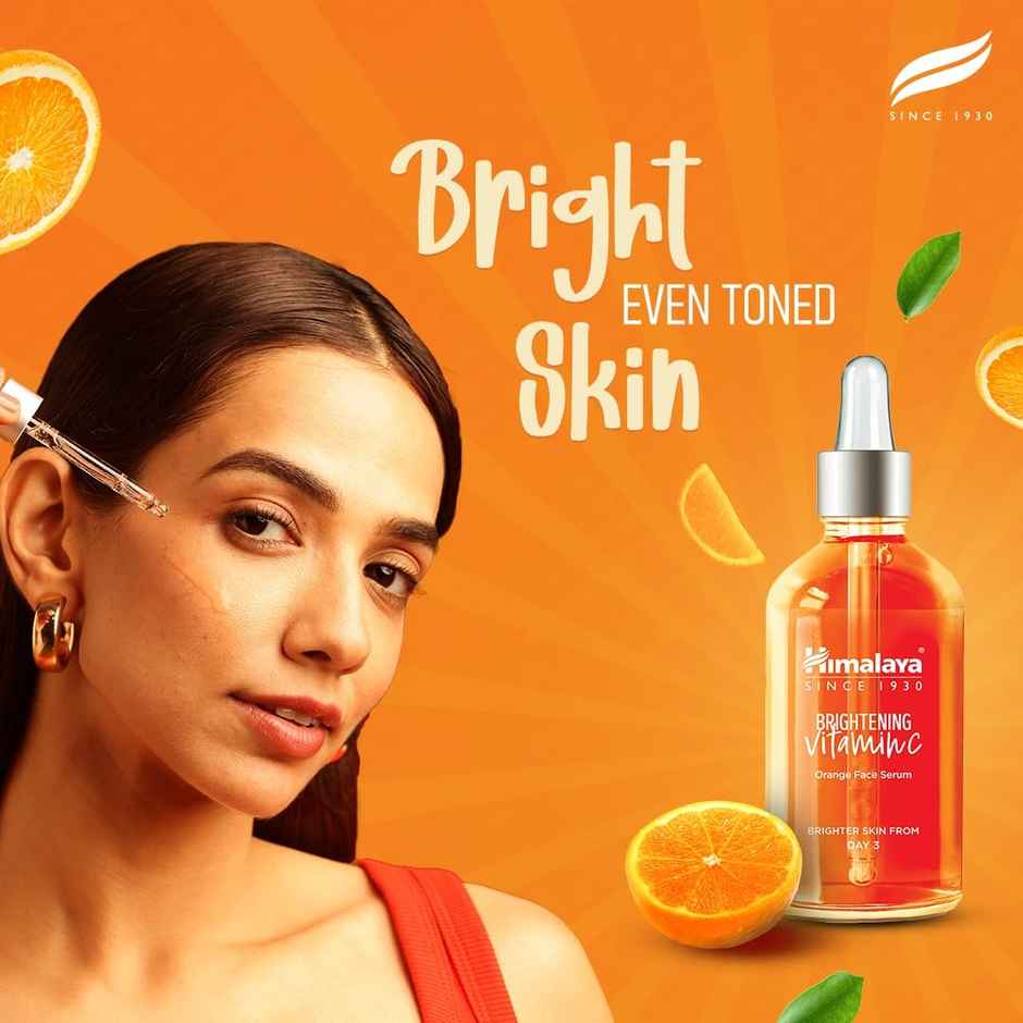 Himalaya Wellness Company Bright Vita C Orange Face Serum