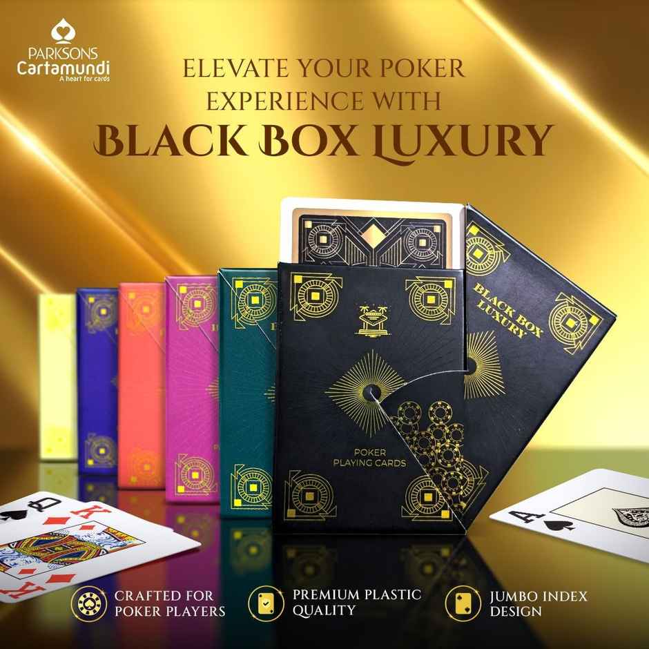Parksons- Black Box Luxury Poker Playing Cards