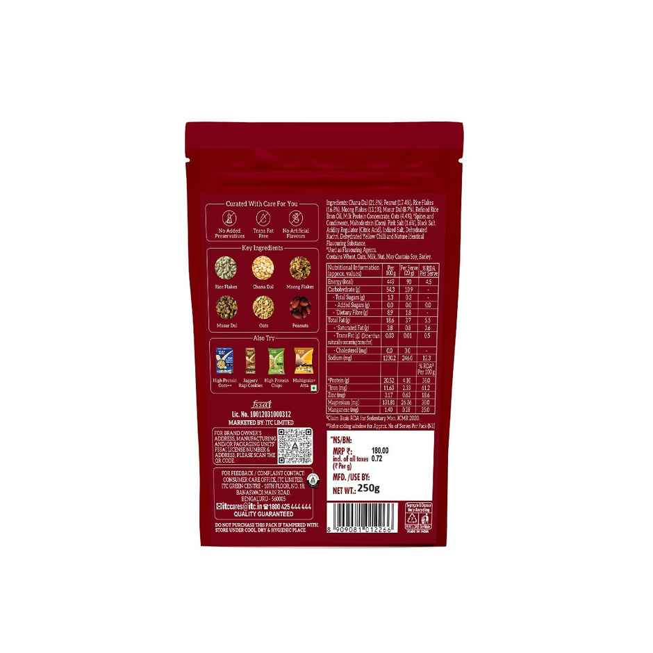 Right Shift High Protein Roasted Mix, Navrattan, No Palm Oil, 20g Protein, Not Fried, 6g Fibre
