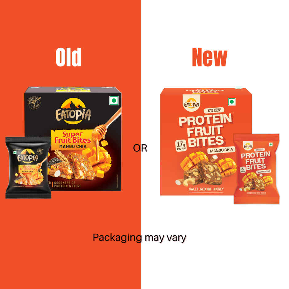 Eatopia Fruit Minis Mango Bites Energy Bars (No Refined Sugar & Preservatives)