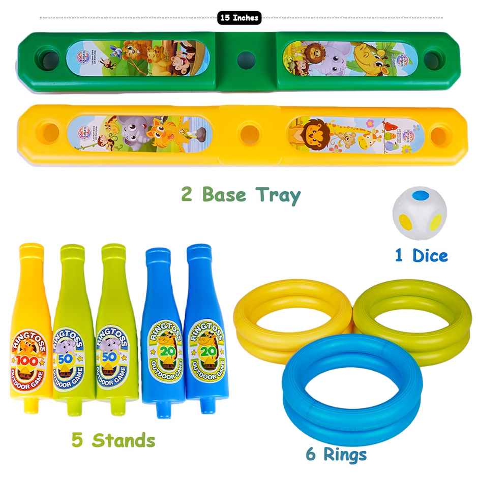 Ratna's 2 in 1 Colour Match Ringtoss Jungle