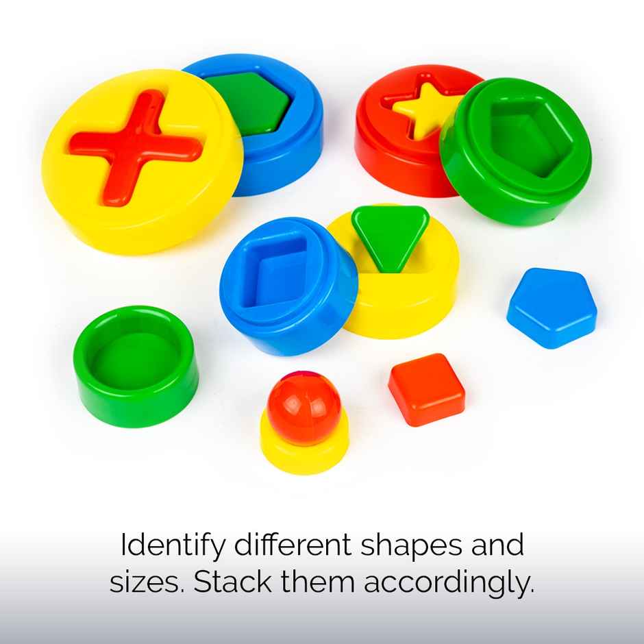 Ratna's Shape Sorter & Stacker 2In1