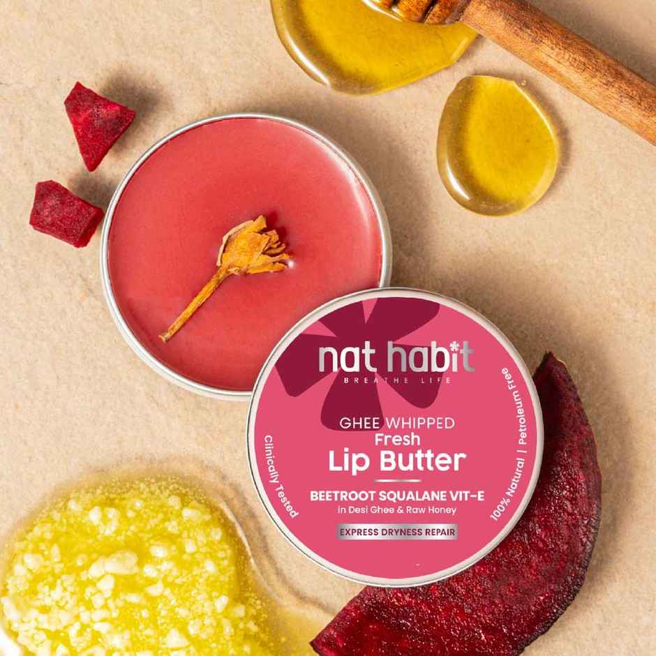 Nat Habit Beetroot Lip Balm For Lip Brightening & Pigmentation