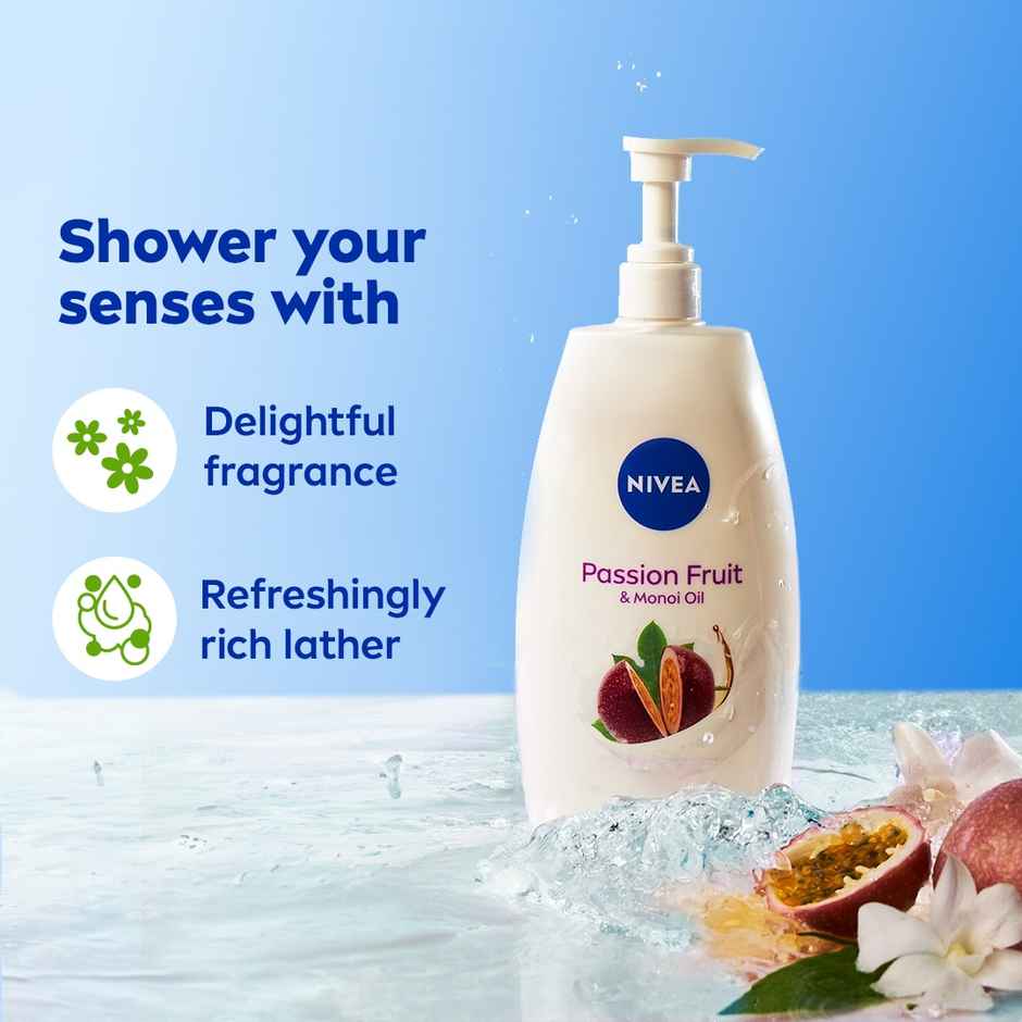 Nivea Shower Gel Passion Fruit And Monoi Oil