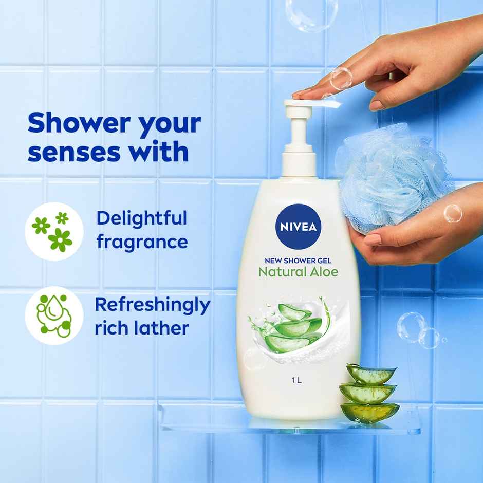 Nivea Shower Gel Natural Aloe