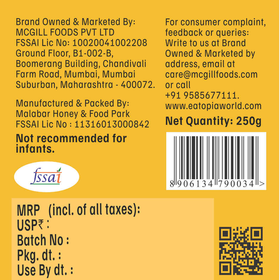 Eatopia Kids Honey | Little Bee | Ayurvedic Immunity Booster | Natural Pure | No Added Sugar