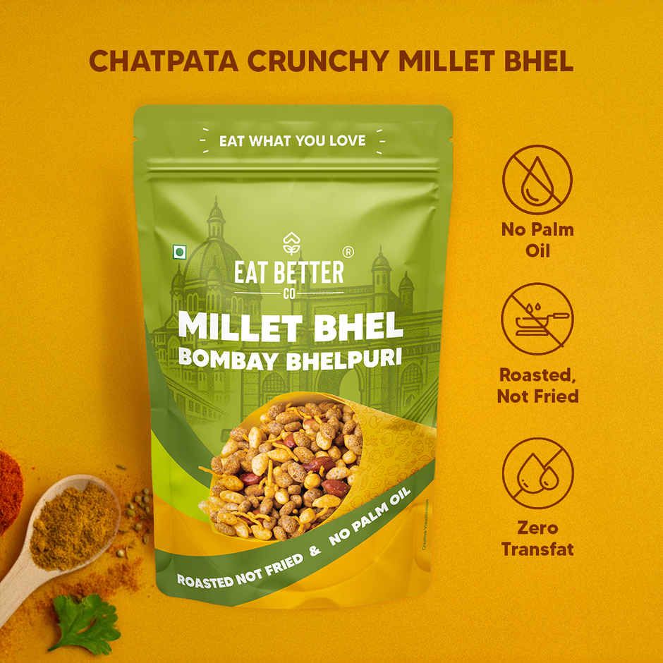 Eat Better Co Millet Bhel | Bombay Bhelpuri
