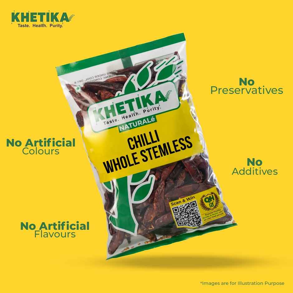 Khetika Chilli Whole Stemless
