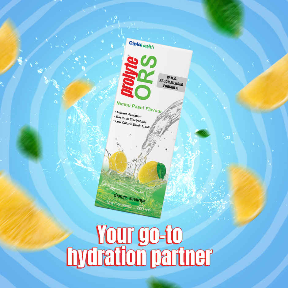 Cipla Prolyte ORS | Nimbu Paani Flavour