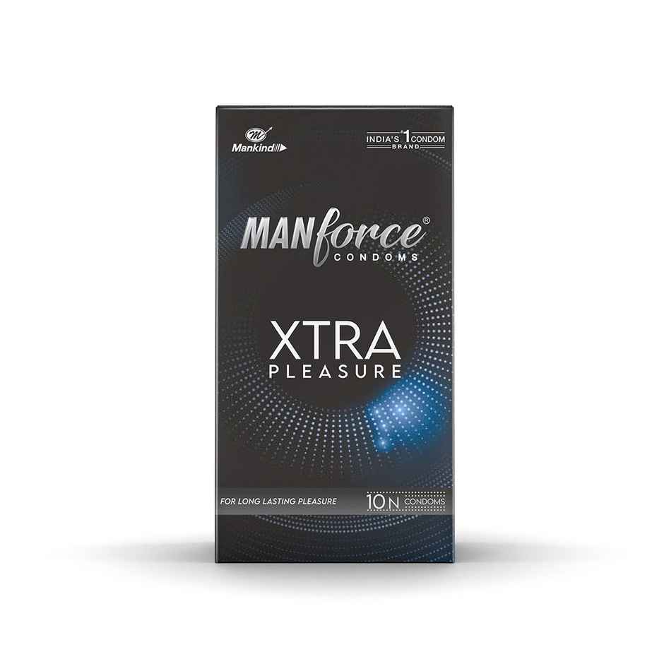 Manforce Xtra Passion Climax Delay Ultra Thin Condom (1pc) & Manforce Xtra Pleasure Climax Delay Dotted Condom (1pc) Combo