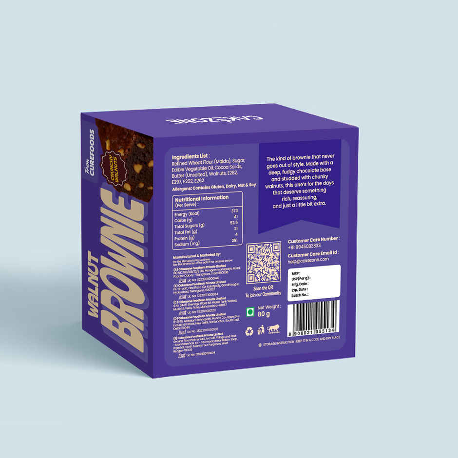 CakeZone Walnut Brownie Combo 