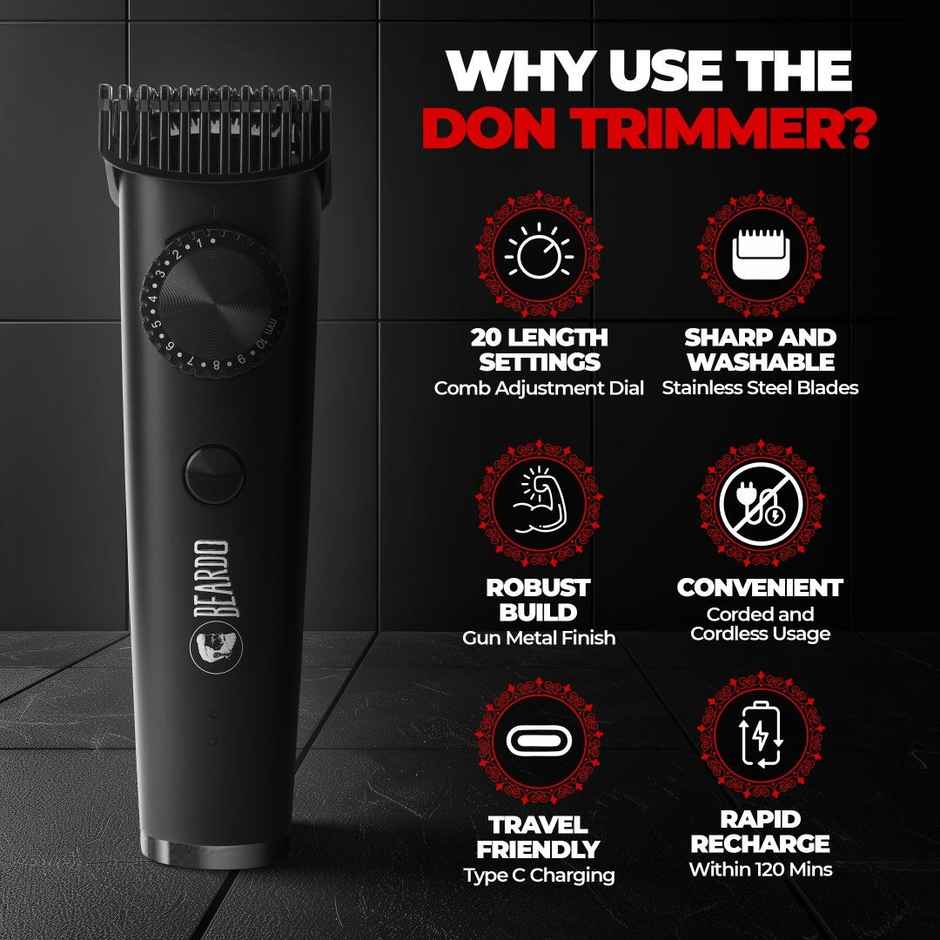 Beardo Don Cordless Powerful Beard Trimmer