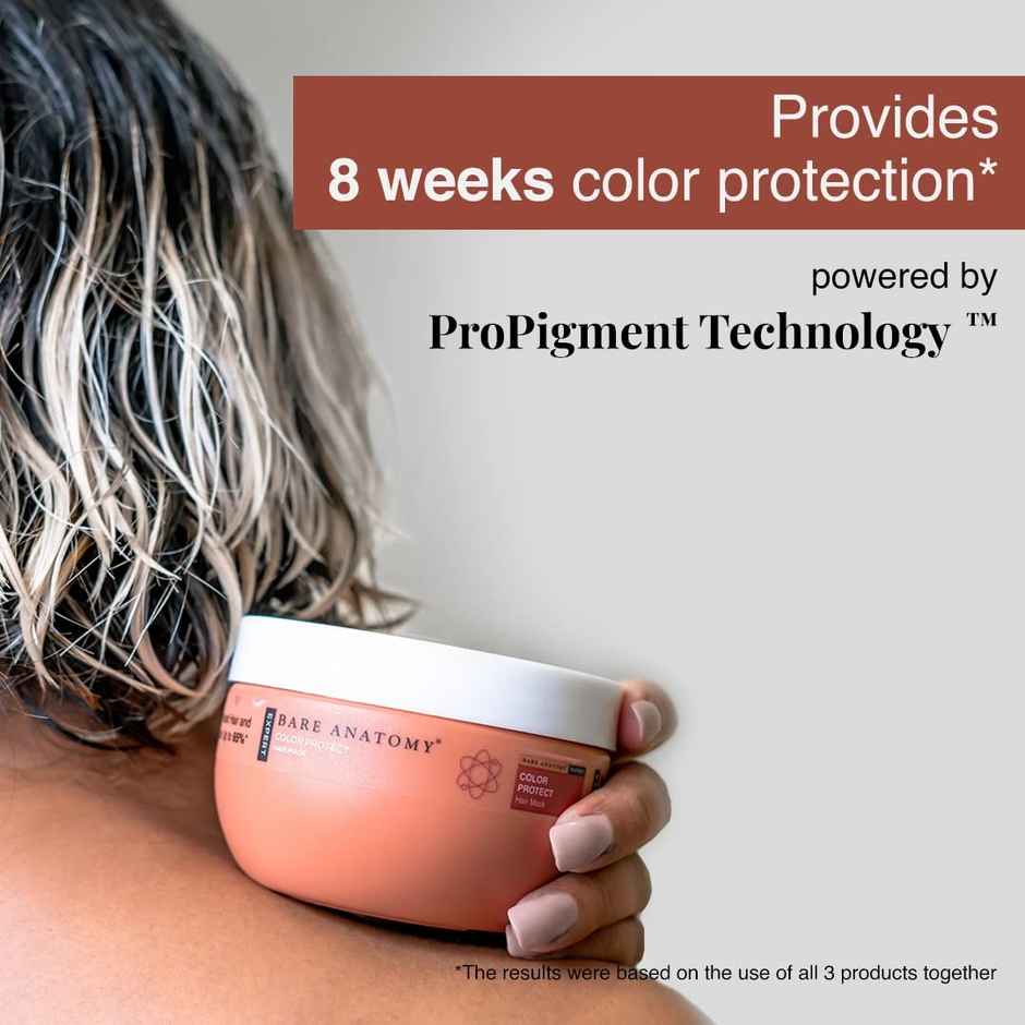 Bare Anatomy Color Protect Hair Mask For Dry And Frizzy Coloured Hair Retains Colour Upto 8 Week