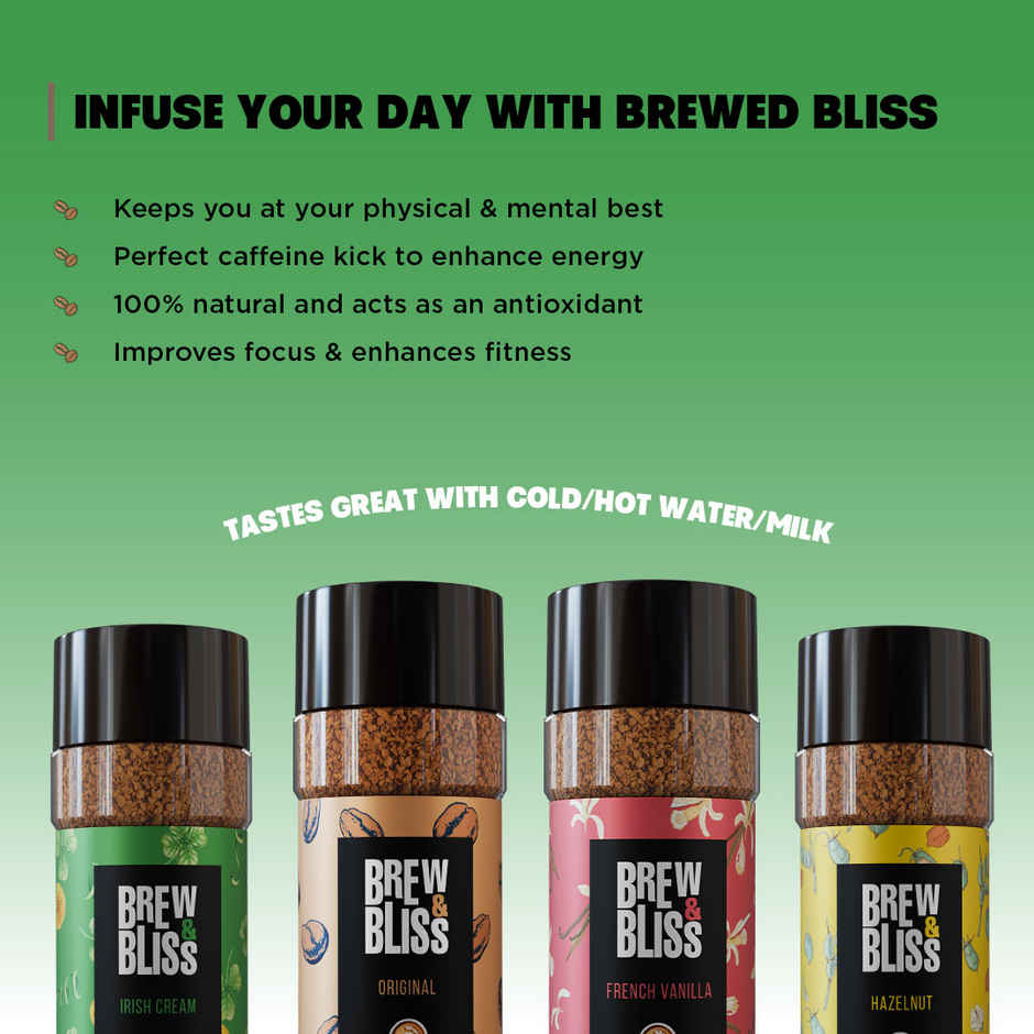 Brew & Bliss Irish Cream Instant Coffee