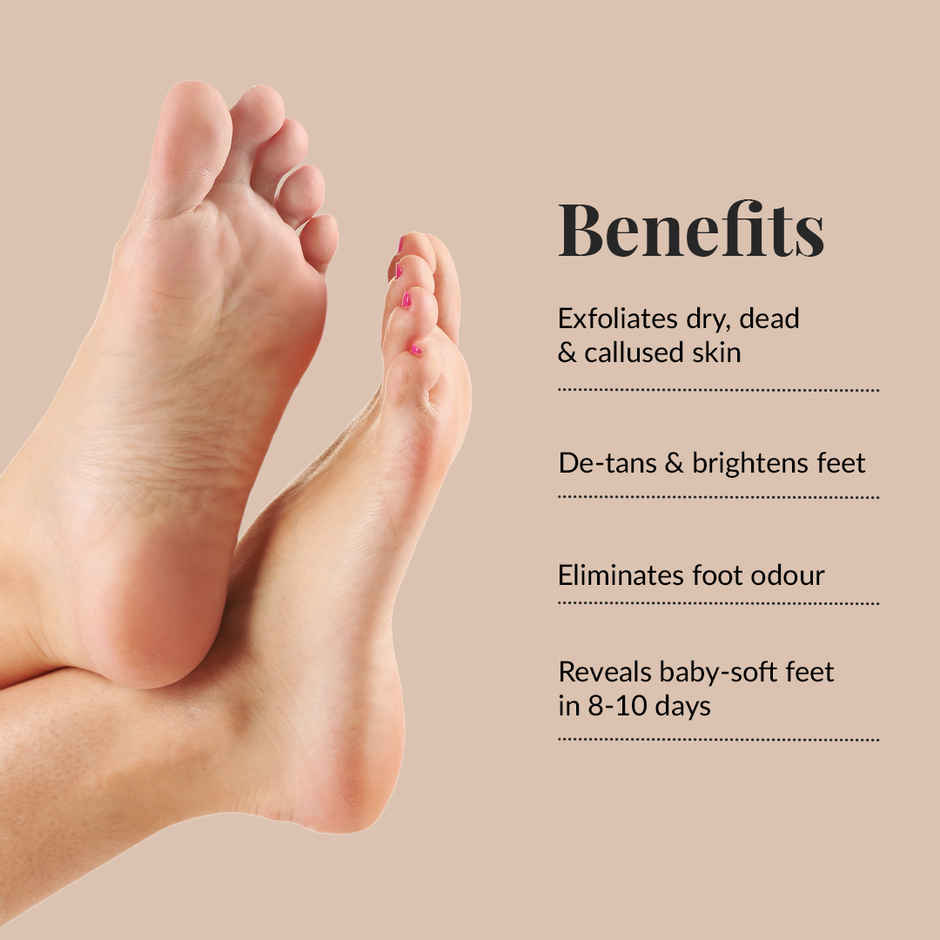 LuxaDerme Peeling & Exfoliating Foot Mask