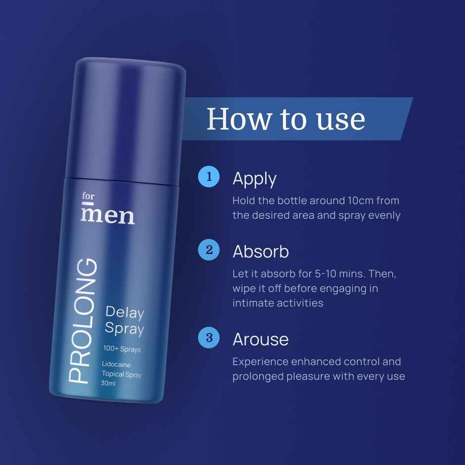 Formen Prolong Delay Spray For Men | Long Lasting