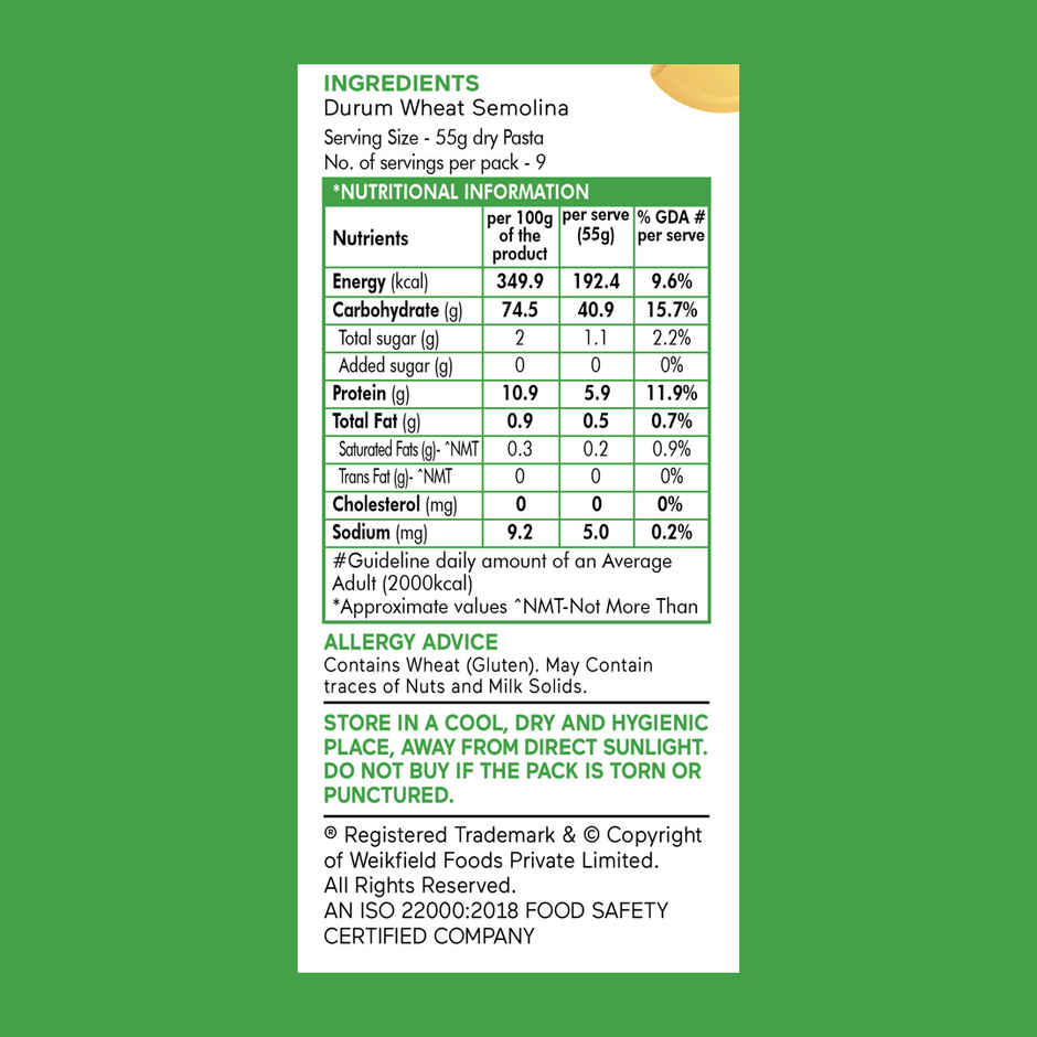 Chef's Basket - Durum Wheat Elbow Pasta Combo