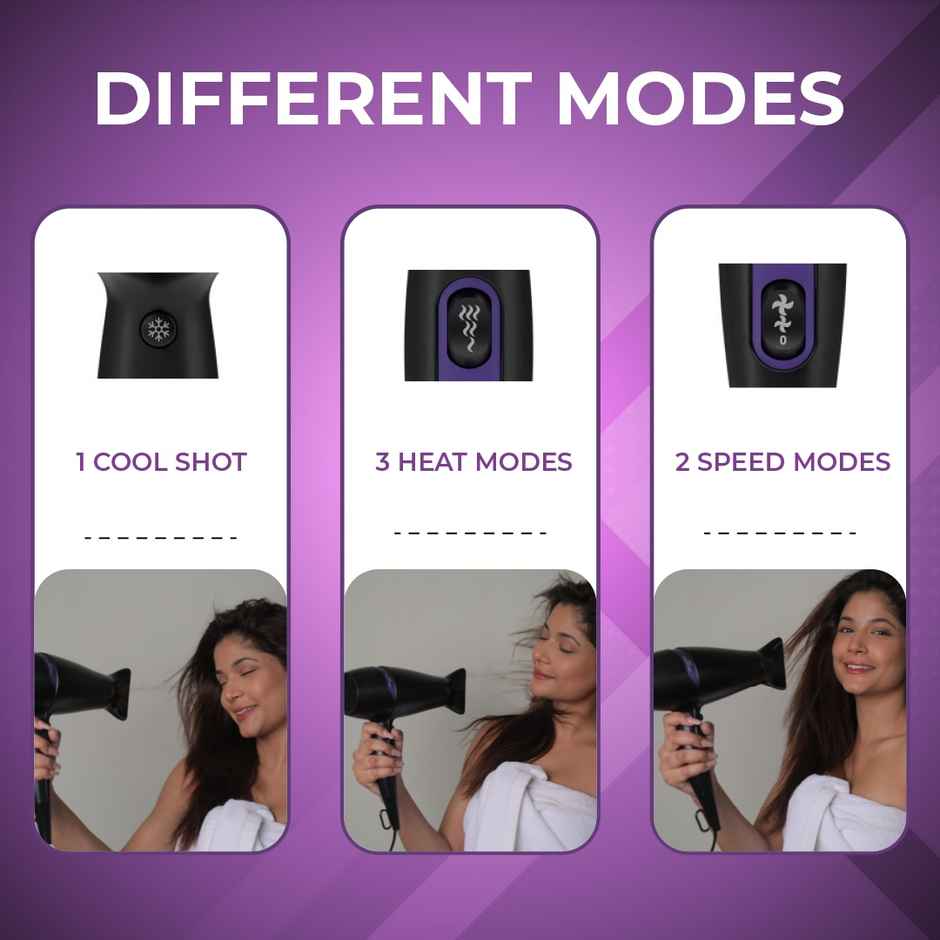 Winston 2200W Turbo Hair Dryer With Diffuser & Concentrator