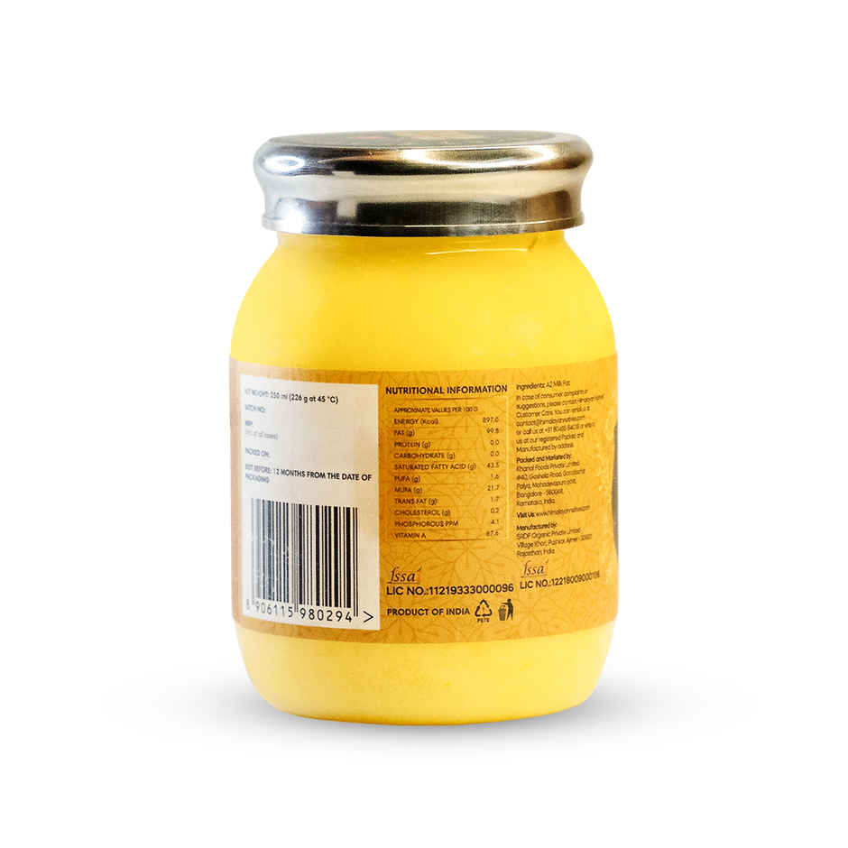 Himalayan Natives A2 Gir Cow Bilona Ghee - Jar