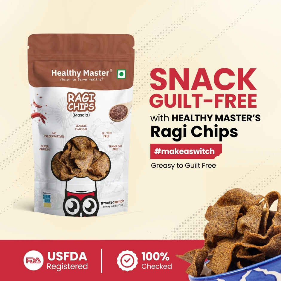 Healthy Master Baked Ragi Chips