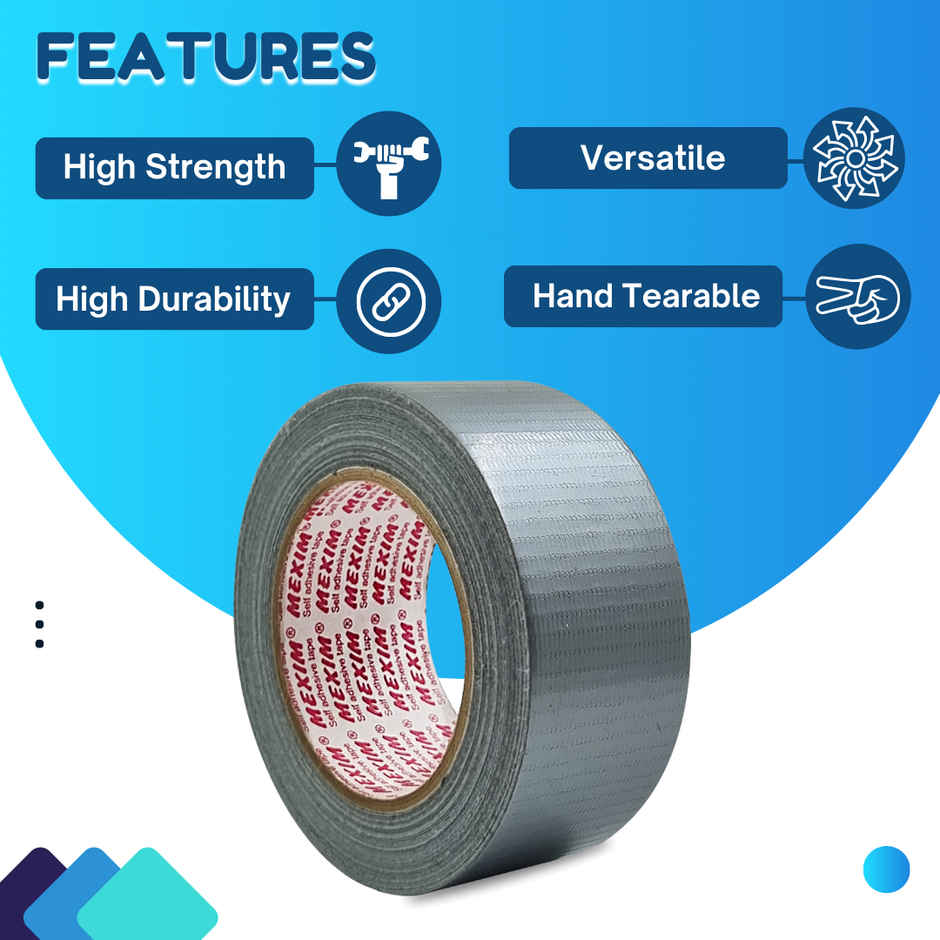 ABK Grey Duct Tape 48 mm x 50 meters - 1 Pc