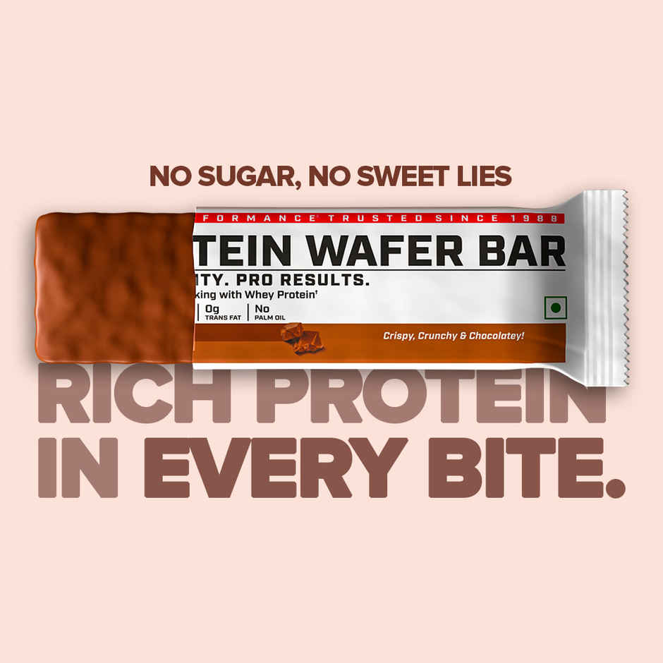 GNC Protein Wafer Bar - Chocolate | 10g Whey Protein