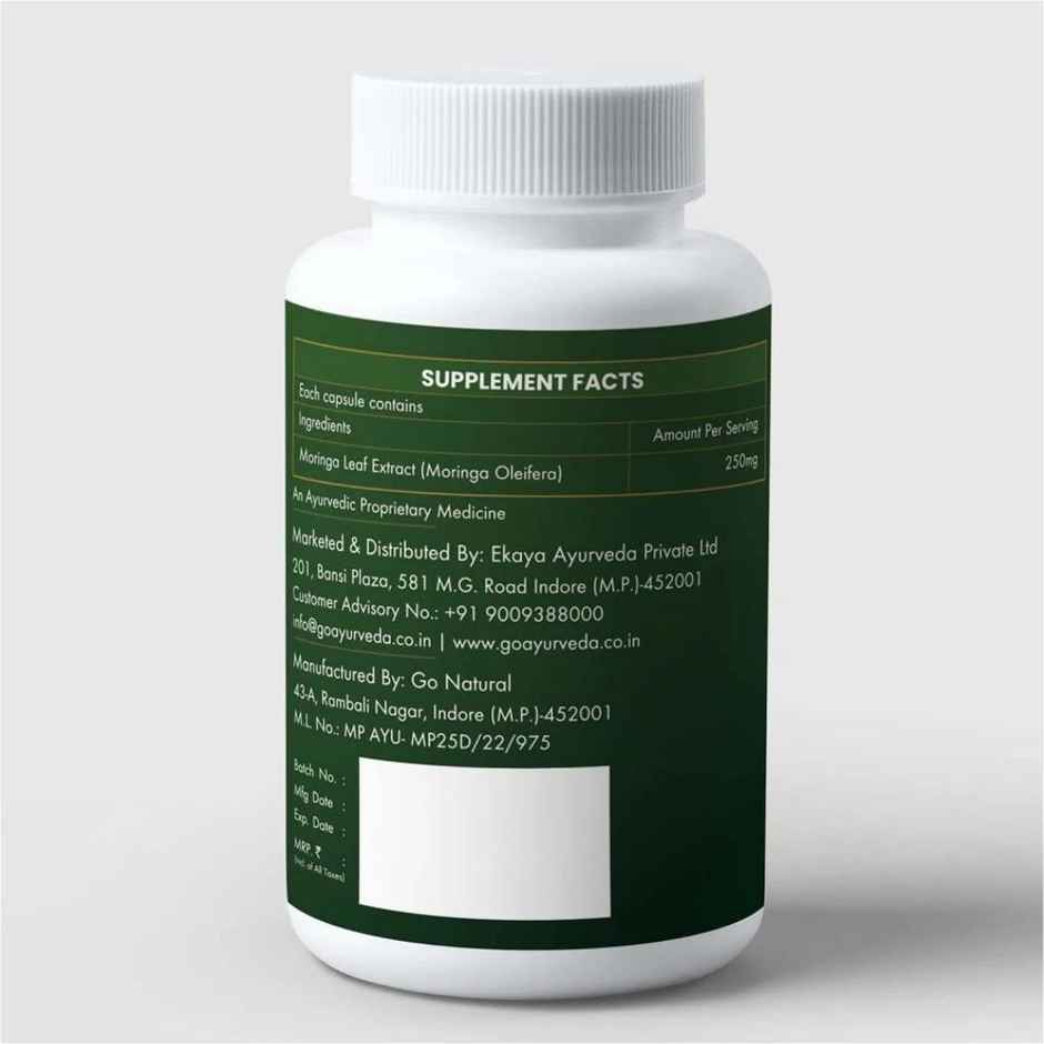 Go Ayurveda Dhanvantri Moringa Capsules