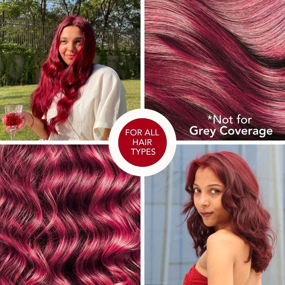 Paradyes No Bleach Cherry Coke Glossy Hair Tint, Ammonia-Free Formula - 6.6 True Red