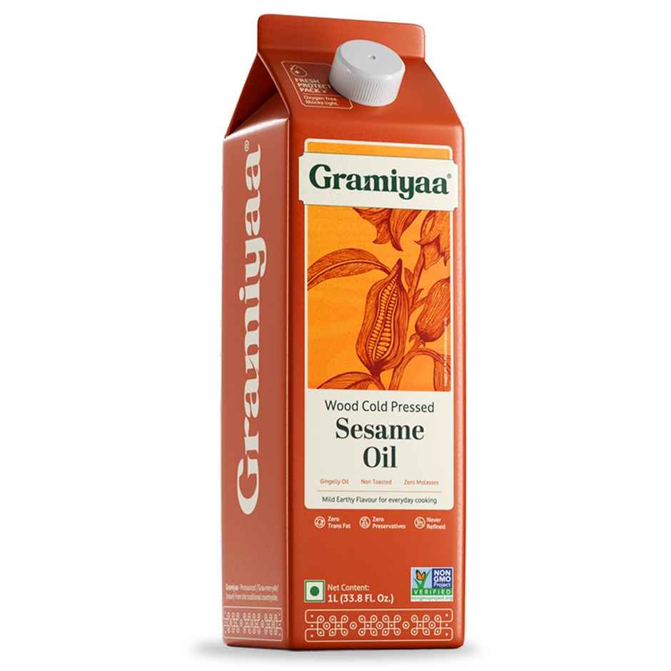 Gramiyaa Sesame - Gingelly (Til) Wood Cold Pressed Oil